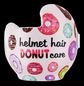 Donut Hair Girl. cranial band back