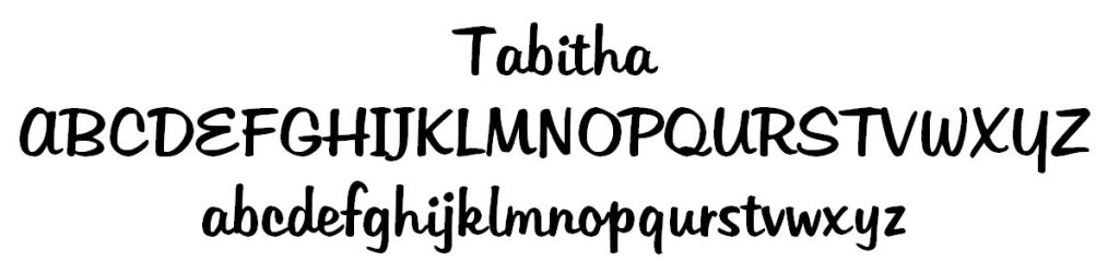 Tabitha Font