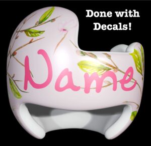 Apple Blossoms Cranial band decals F