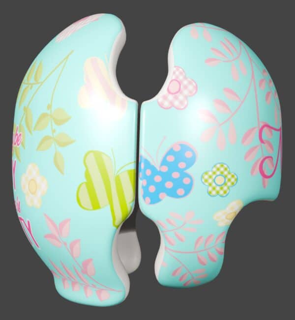 Butterfly Garden cranial band decals