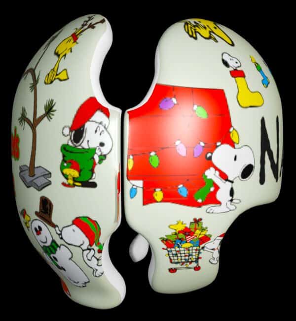 Charlie Brown Christmas cranial band decals