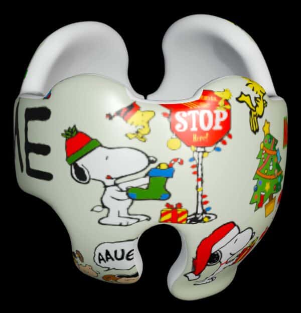 Charlie Brown Christmas cranial band decals