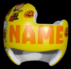 Charlie Brown Halloween cranial band decals