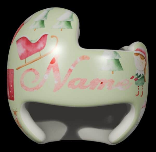 Christmas Time cranial band decals - Image 2