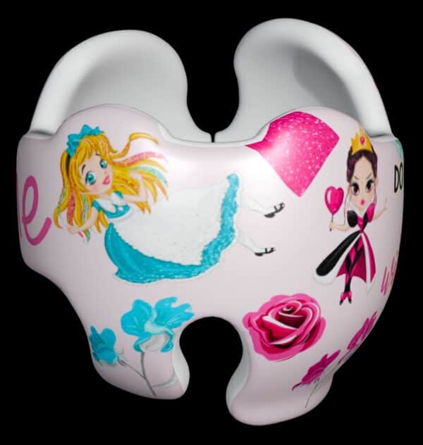 Alice in Wonderland cranial band decals