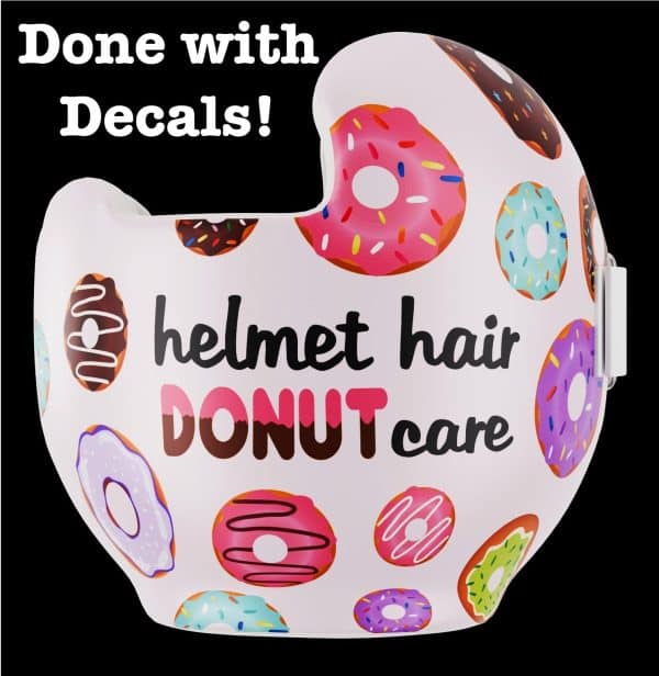 Donut Hair Girl. cranial band back