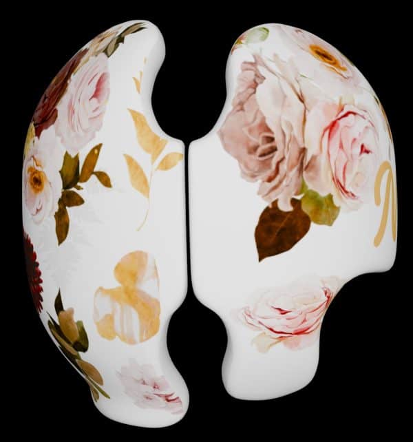 Fall Colors Watercolor Flowers cranial band