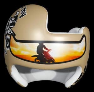 motorcycle cranial band decals