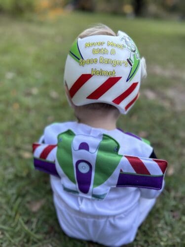 Buzz Lightyear Helmet cranial band decals photo review