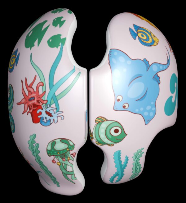 Mermaid 2 cranial band decals