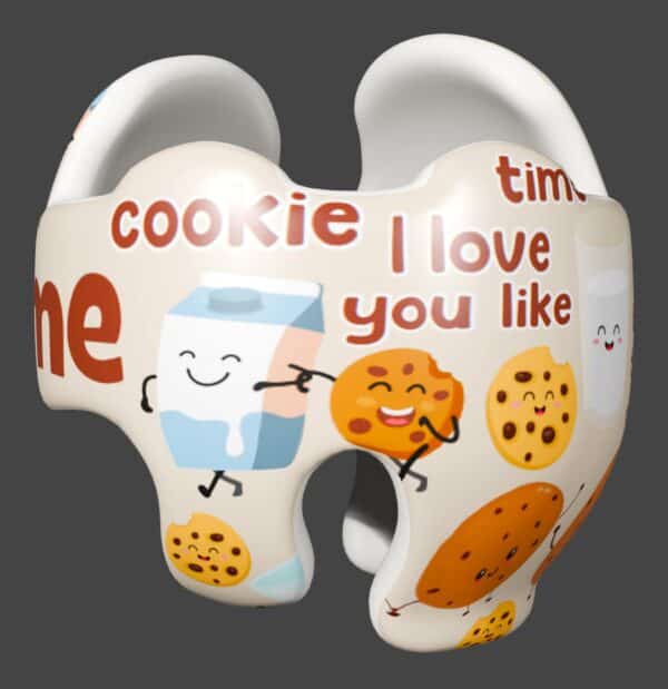 Milk and Cookies cranial band decals