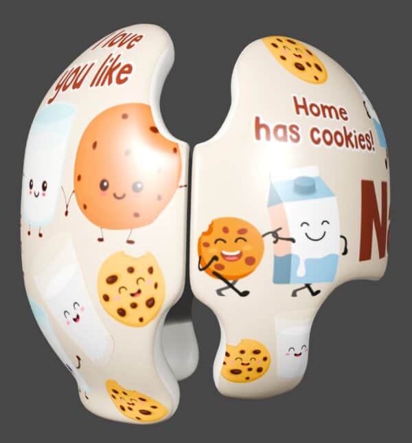 Milk and Cookies cranial band decals