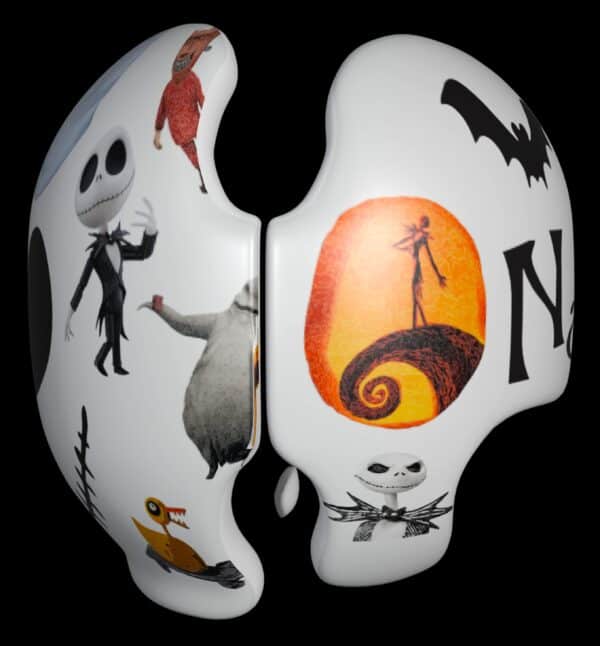 Nightmare Before Christmas cranial band decals