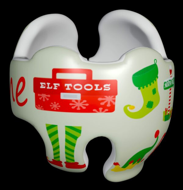 Santa's cutest elf Christmas cranial band decals