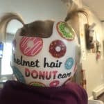 Donut Hair Girl cranial band decals photo review