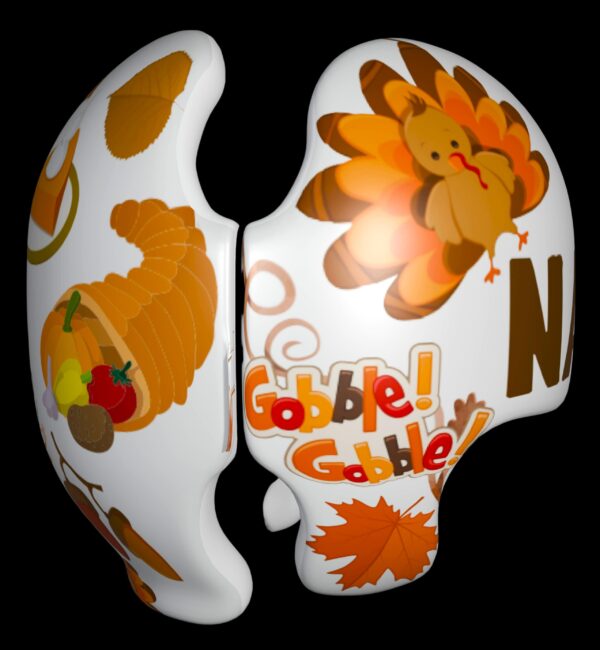 Thanksgiving cranial band decals