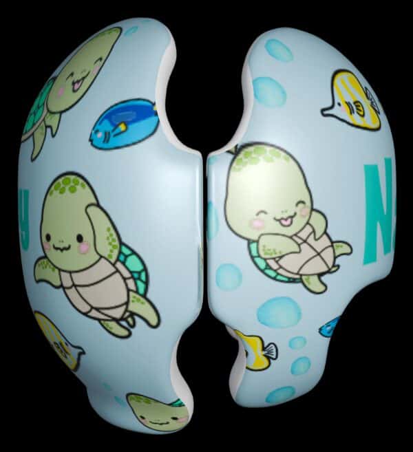 Turtley Cute cranial band decals