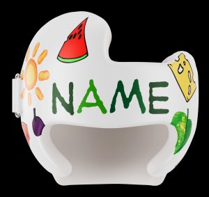 Very Hungry Caterpillar cranial band front