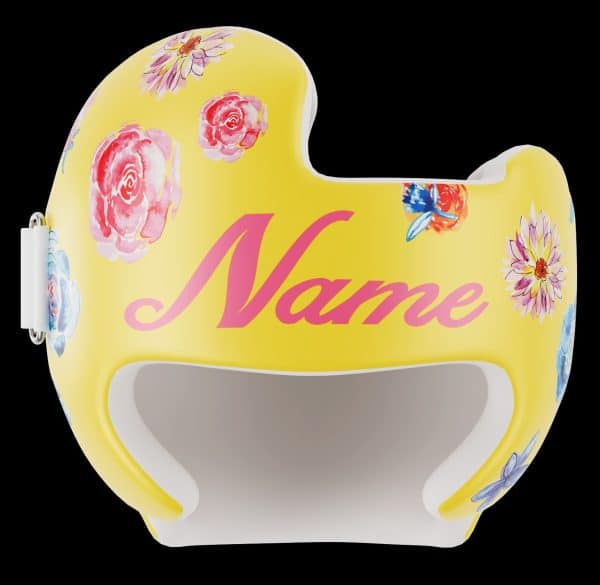 Watercolor Flowers cranial band