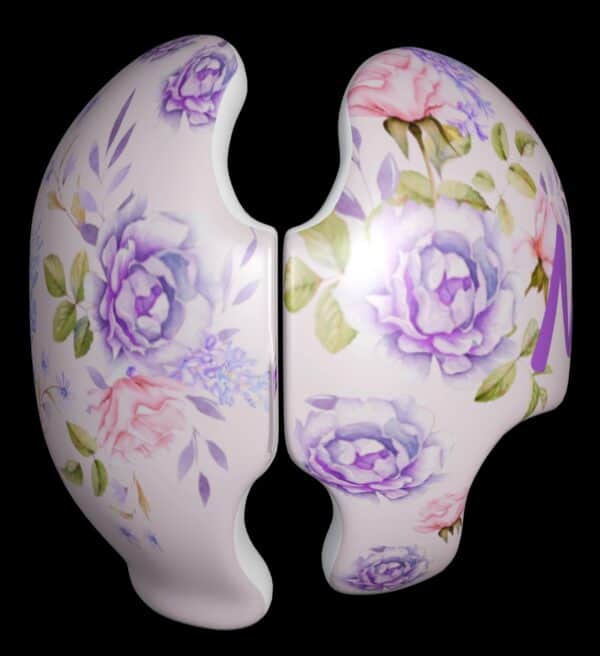 Watercolor Roses 3 cranial band decals