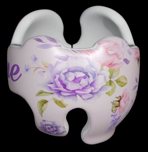 Watercolor Roses 3 cranial band decals