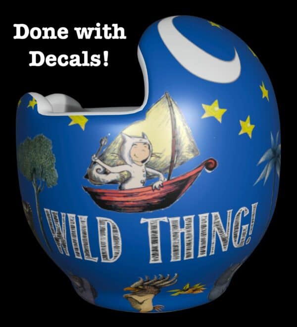 Where the wild things are cranial band decals