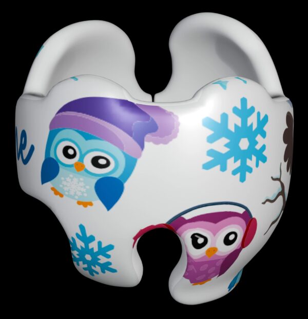 Winter Owls cranial band decals