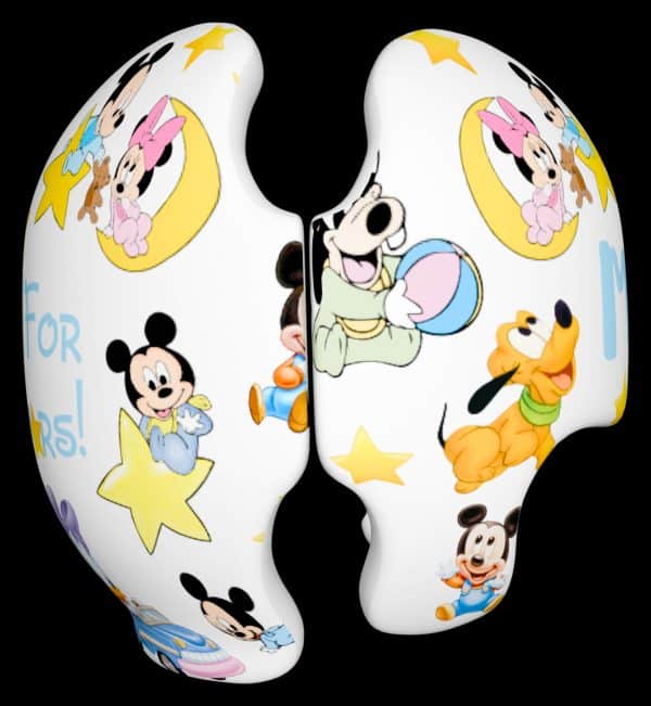 Baby Mickey cranial band decals