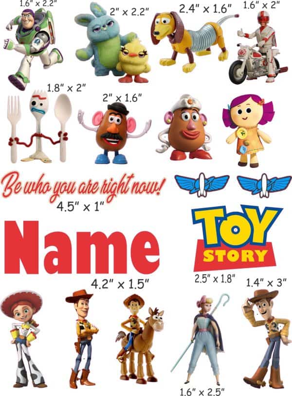 Toy Story cranial band decals | Bling Your Band