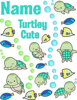 Turtley Cute - Doc Band Decals