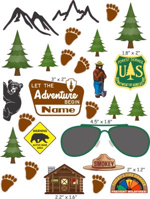 Forest Service cranial band decoration